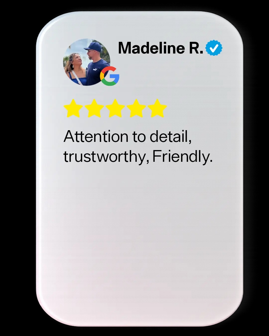 Customer review 1